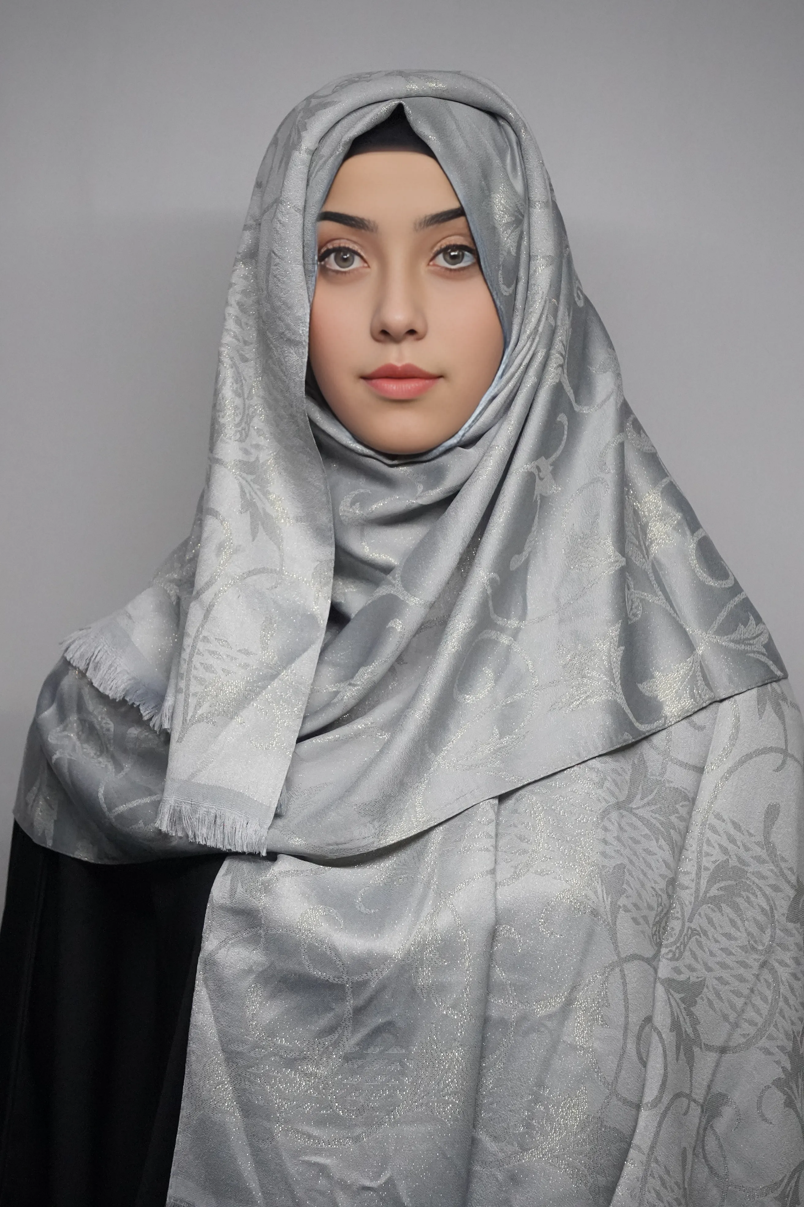DSC00377_1721744346 Turkish Shimmer Scarf Stoles Viscose Grey