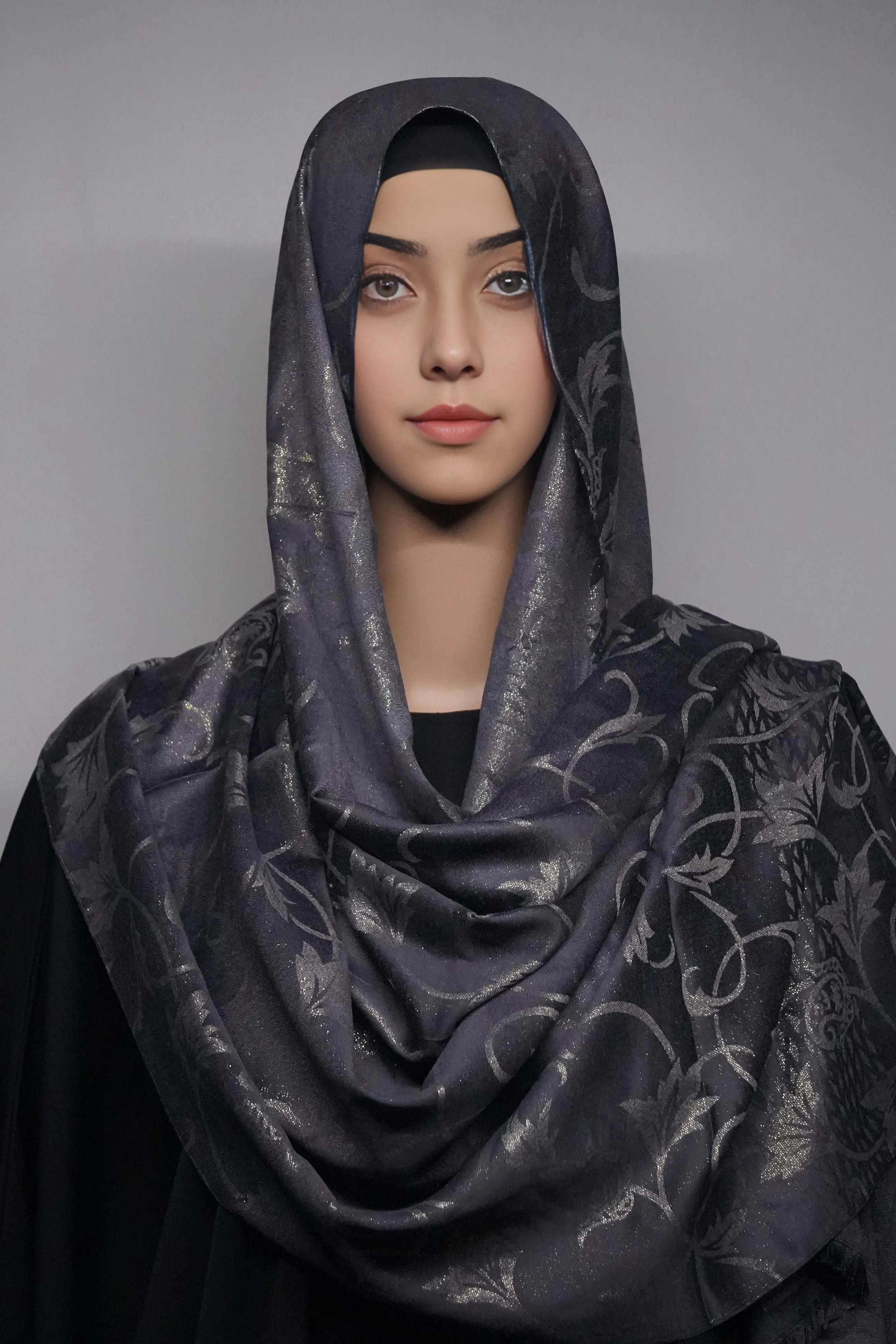 DSC00382_1721744392 Turkish Shimmer Scarf Stoles Viscose Slate