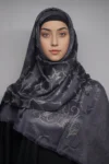 Turkish Shimmer Hijab Dupatta Viscose Slate