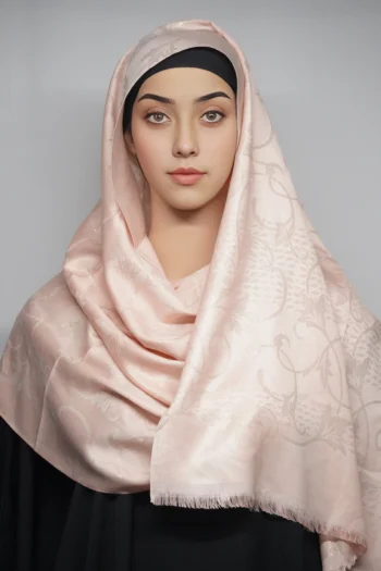 Turkish Shimmer Hijab Dupatta Viscose Coconut