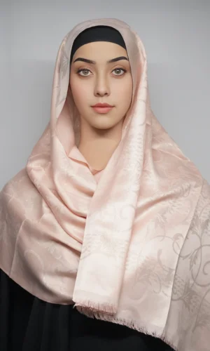 Turkish Shimmer Hijab Dupatta Viscose Coconut