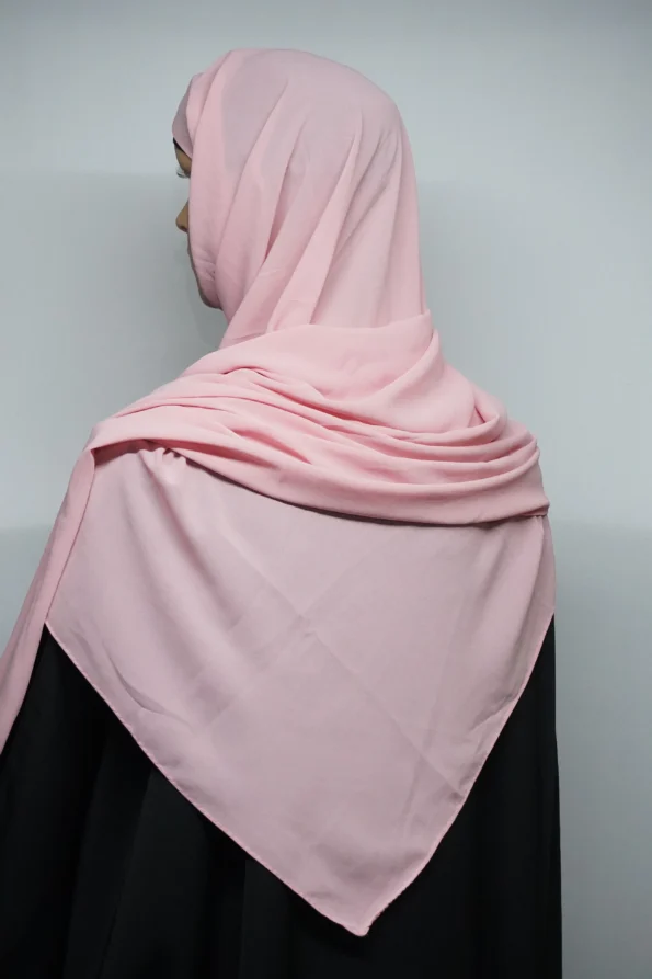 Pink Georgette Stole Generic