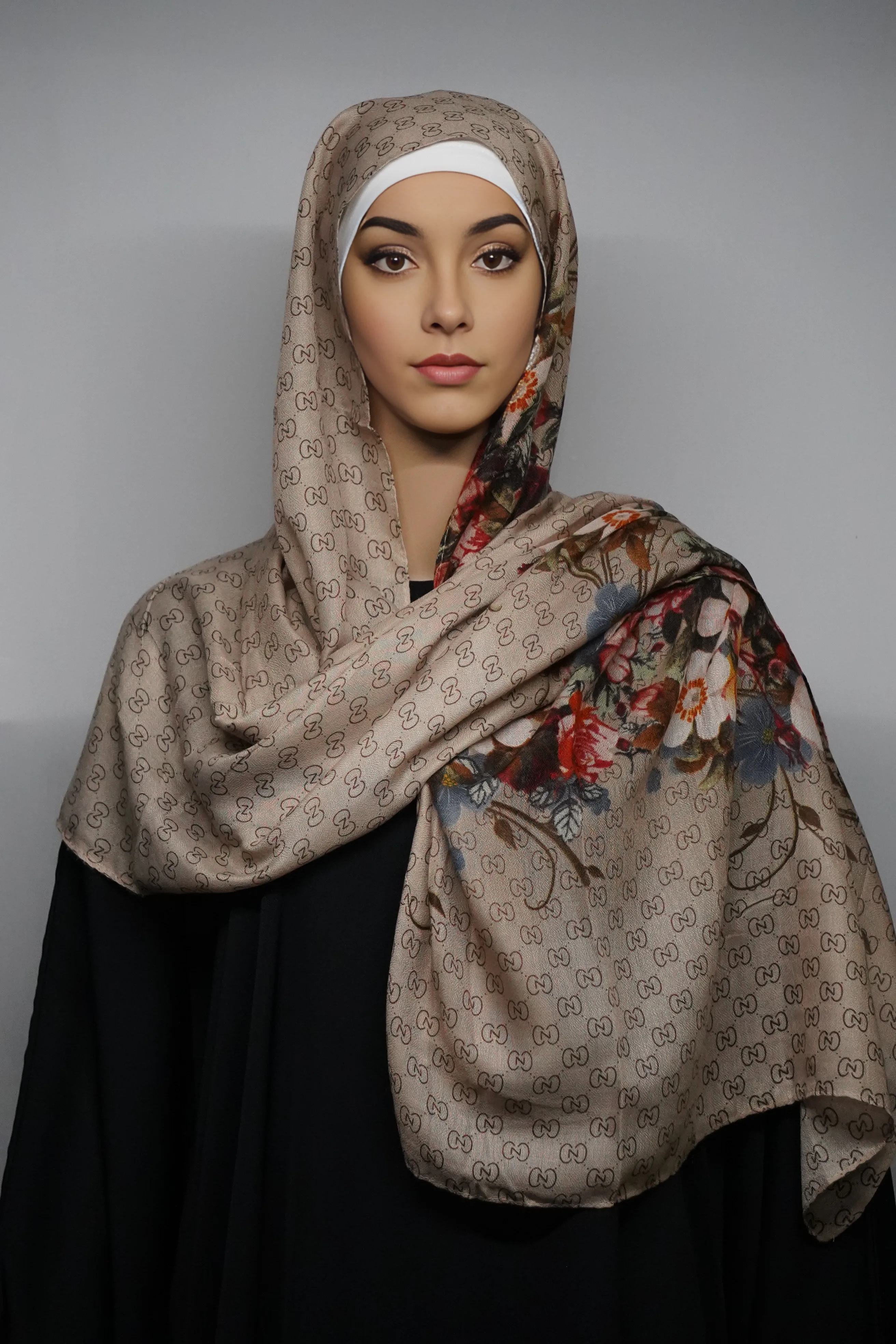 DSC00500_1721742197 Siya Cotton Hijab Stoles Tan