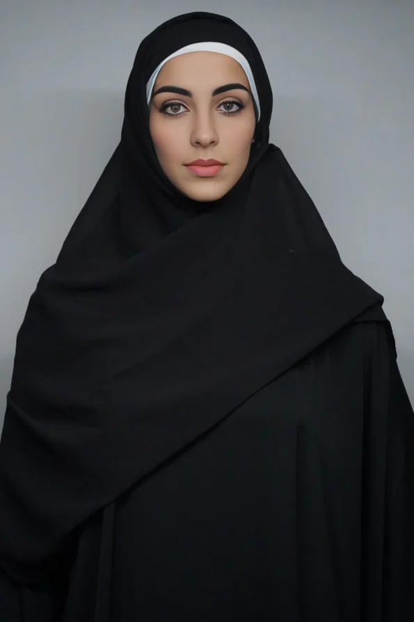 Black Hijab Stoles