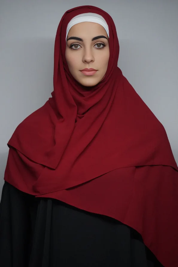 Georgette Hijab Red Generic