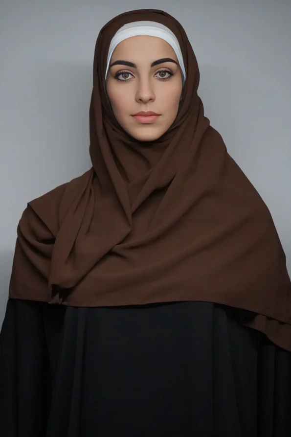 Caramel Georgette Hijab Generic