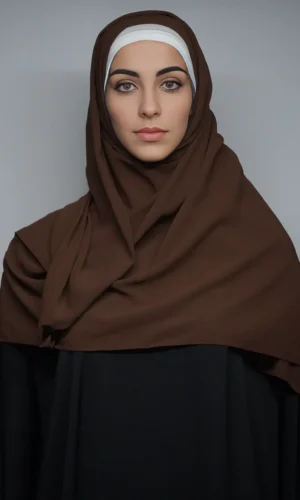 Caramel Georgette Hijab Generic