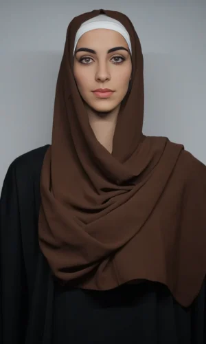 Caramel Georgette Stole Generic