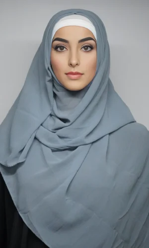 Georgette scarf Stoles Stone Regular