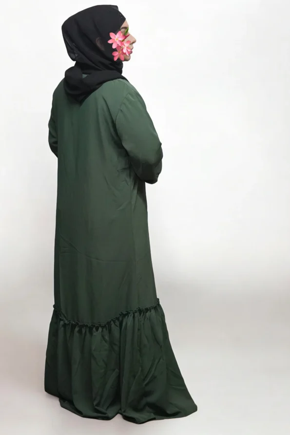 Burkha FULL BUTTON CHUN BOTTOM in Olive-Green