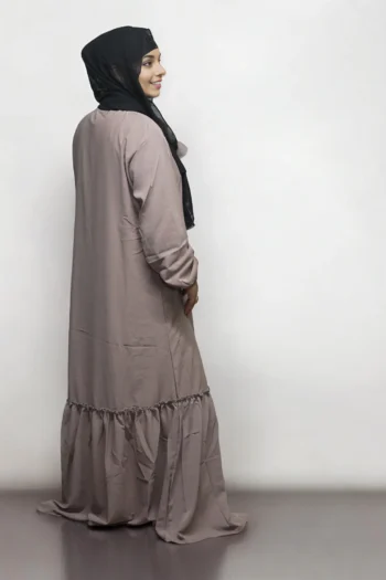 Burkha Full Button Chun Bottom in Coconut