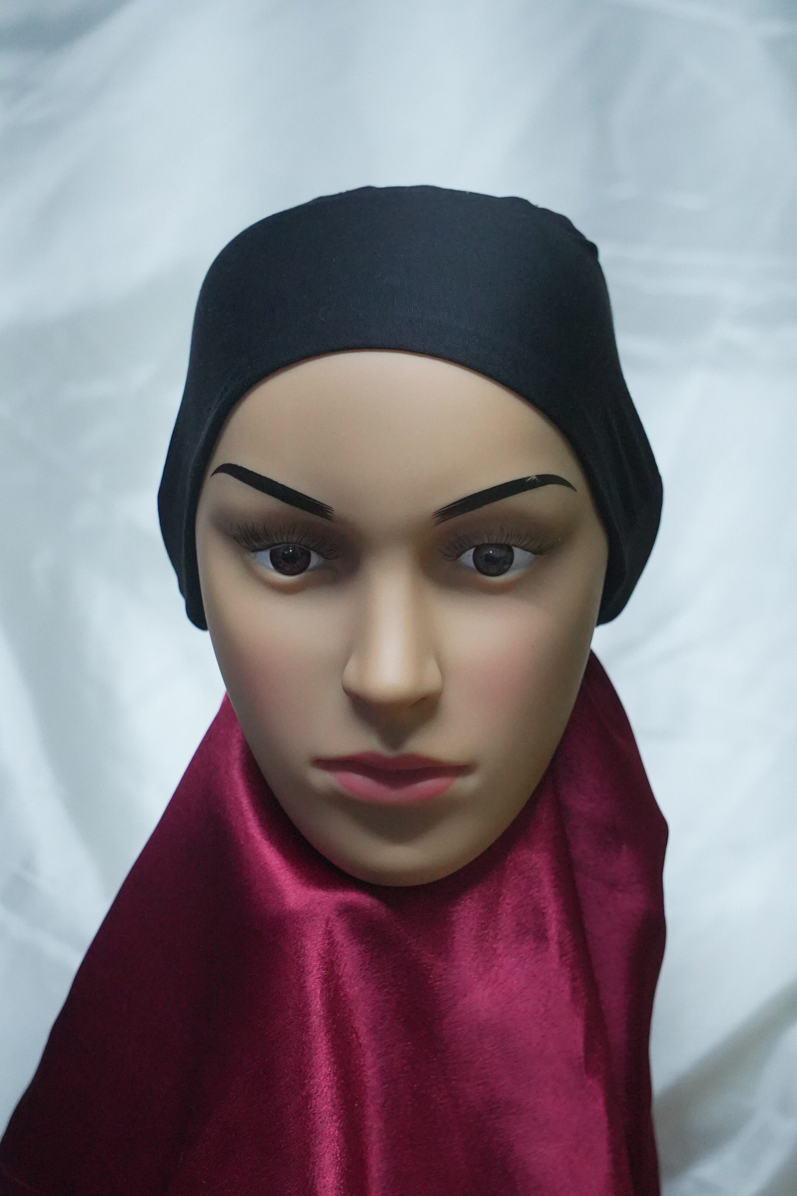 DSC01457 Premium Hijab Cab Tie Black