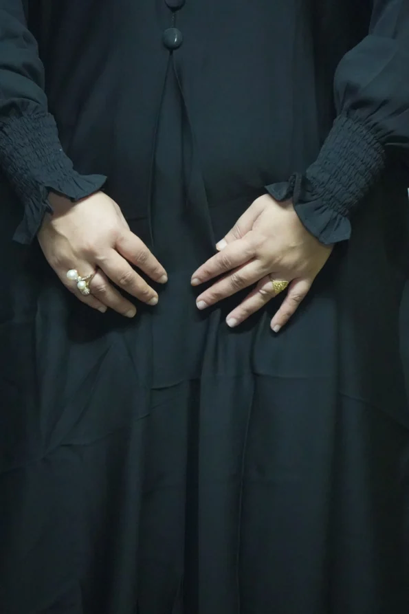 Burkha UMBRELLA HEAVY CHUN SLEEVS in Black