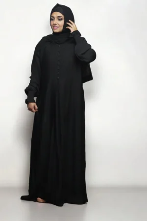 Burkha UMBRELLA HEAVY CHUN SLEEVS in Black