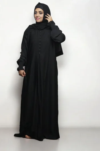 Burkha UMBRELLA HEAVY CHUN SLEEVS in Black