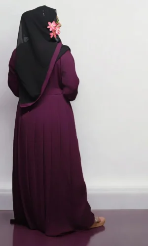 Burkha BUTTON STRIP UMBRELLA in Wine