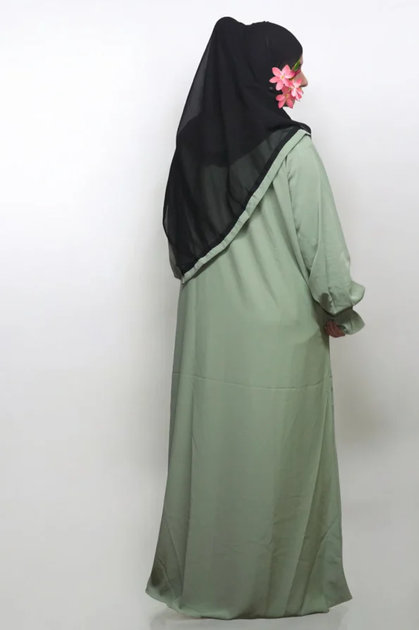 OLIVE SIMPLE LONG SLEEVES CHUN NO BUTTONS