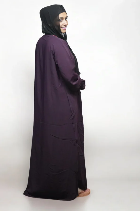 Burqa Umbrella Sleeve Heavy Chun in Wine