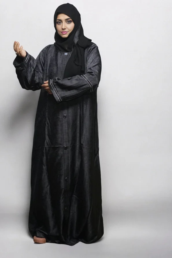 Luxury Dubai Burqa In Black