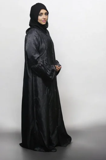 Luxury Dubai Burqa In Black
