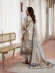 Pakistani Pure Cotton Embroidered Dress Material with Chiffon Dupatta Premium Uns