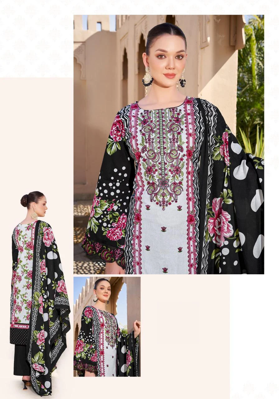 Pakistani Suit Cambric Cotton Embroidered Dress Material with Cotton Malmal Dupatta Premium Unstitched – Black Ivory Pakistani Suit Cambric Cotton Embroidered Dress Material with Cotton Malmal Dupatta Premium Unstitched – Black Ivory