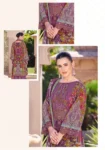 Pakistani Cambric Cotton Embroidered Salwar Suit Dress Plum Purple